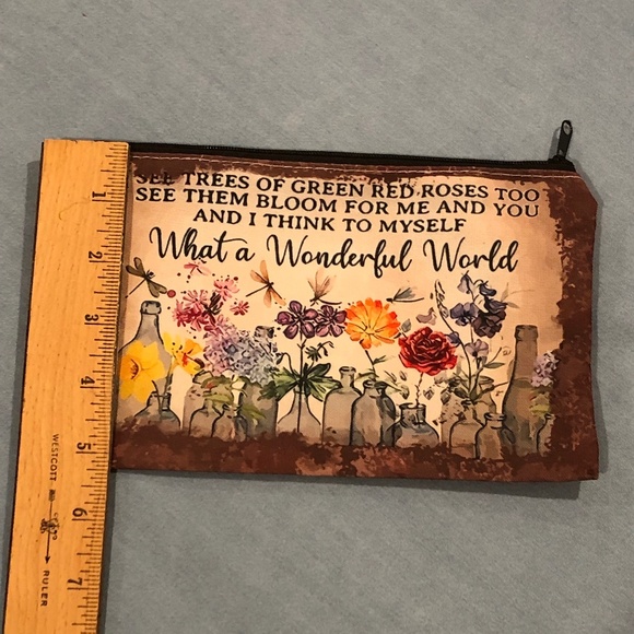 Zippered Case, Cosmetics, Medicine, Wipes, 5" X 8" NWOT - Picture 3 of 3